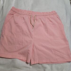Canyon Creek Womens Pink Shorts Size XL Lightweight Pull On Elastic Waist